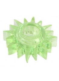 Зеленое эрекционное кольцо-солнце - Toyfa Basic - в Копейске купить с доставкой