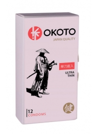 Тонкие презервативы OKOTO Ultra Thin - 12 шт. - Sitabella - купить с доставкой в Копейске