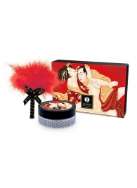 Массажная пудра с ароматом клубники и шампанского Strawberry Wine - Shunga - купить с доставкой в Копейске