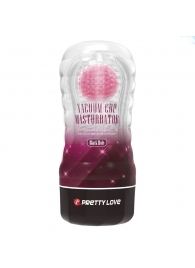 Прозрачный текстурированный мастурбатор Vacuum Cup Masturbator Black Hole - Baile - в Копейске купить с доставкой