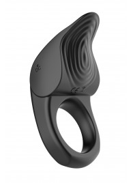 Черное эрекционное виброкольцо Vibro Lust Ring - MALESATION - в Копейске купить с доставкой