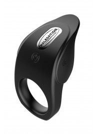 Черное эрекционное виброкольцо Vibro Lust Ring - MALESATION - в Копейске купить с доставкой