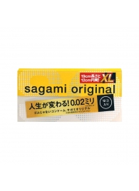 Презервативы увеличенного размера Sagami Original 0.02 XL-size - 12 шт. - Sagami - купить с доставкой в Копейске
