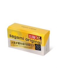 Презервативы увеличенного размера Sagami Original 0.02 XL-size - 12 шт. - Sagami - купить с доставкой в Копейске