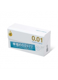Увлажнённые презервативы Sagami Original 0.01 Extra Lub - 12 шт. - Sagami - купить с доставкой в Копейске