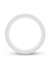 Белое люминесцентное эрекционное кольцо Silicone Glo Cock Ring - Blush Novelties - в Копейске купить с доставкой
