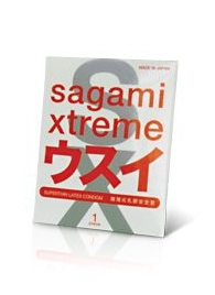 Ультратонкий презерватив Sagami Xtreme SUPERTHIN - 1 шт. - Sagami - купить с доставкой в Копейске