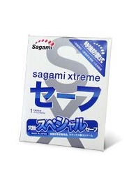 Презерватив Sagami Xtreme Ultrasafe с двойным количеством смазки - 1 шт. - Sagami - купить с доставкой в Копейске
