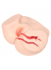 Мастурбатор-полуторс с двойным слоем материала Vanilla Onahole Real Vagina - KOKOS - в Копейске купить с доставкой