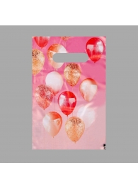 Пакет «Праздничные шары» с вырубной ручкой (20х30 см) - UPAK LAND - купить с доставкой в Копейске