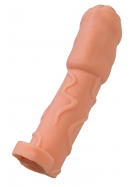 Телесная удлиняющая насадка - 16 см. - ToyFa - в Копейске купить с доставкой