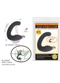 Чёрный вибростимулятор простаты - Baile - в Копейске купить с доставкой