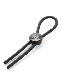 Тёмно-серое эрекционное кольцо с зажимом Again and Again Adjustable Cock Ring - Fifty Shades of Grey - в Копейске купить с доставкой