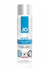 Возбуждающий лубрикант на водной основе JO Personal Lubricant H2O Warming - 120 мл. - System JO - купить с доставкой в Копейске