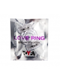 Прозрачное виброкольцо с двумя вибропульками - Toyfa Basic - в Копейске купить с доставкой