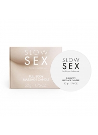 Массажная свеча для всего тела Slow Sex - 50 гр. - Bijoux Indiscrets - купить с доставкой в Копейске