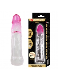 Прозрачная насадка-удлинитель Neron - 18 см. - Baile - в Копейске купить с доставкой