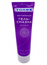 Гель-смазка на водной основе For Men - 100 мл. - Torex - купить с доставкой в Копейске