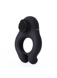 Черное эрекционное кольцо Abe с пультом ДУ - BeYourLover - в Копейске купить с доставкой
