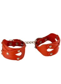 Красные наручники «Цезарь» - Sitabella - купить с доставкой в Копейске