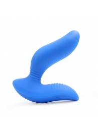 Синий вибромассажер простаты 3,5’’ Curve P-spot Massager - 12 см. - Erokay - в Копейске купить с доставкой