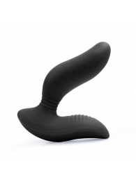 Черный вибромассажер простаты 3,5’’ Curve P-spot Massager - 12 см. - Erokay - в Копейске купить с доставкой