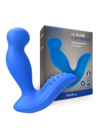 Синий вибромассажер простаты 3,5’’ P-spot Massager - 12,5 см. - Erokay - в Копейске купить с доставкой