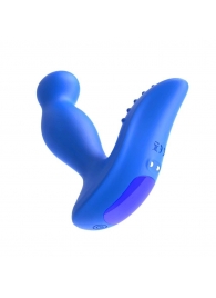 Синий вибромассажер простаты 3,5’’ Remote Control P-spot Massager - 12,5 см. - Erokay - в Копейске купить с доставкой