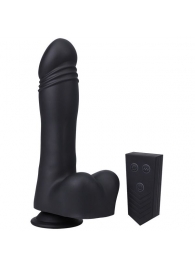 Черная мини-машина на присоске Piston Thruster - Doc Johnson - купить с доставкой в Копейске