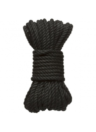 Черная верёвка для связывания и фиксации Bind Tie - 9,14 м. - Doc Johnson - купить с доставкой в Копейске