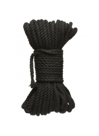 Черная верёвка для связывания и фиксации Bind Tie - 15,24 м. - Doc Johnson - купить с доставкой в Копейске