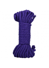 Фиолетовая верёвка для связывания и фиксации Bind Tie - 9,14 м. - Doc Johnson - купить с доставкой в Копейске