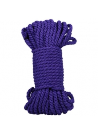 Фиолетовая верёвка для связывания и фиксации Bind Tie - 15,24 м. - Doc Johnson - купить с доставкой в Копейске