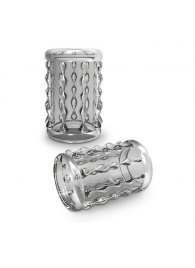 Прозрачная насадка с бороздками STAY HARD COCK SLEEVE 04 CLEAR - Blush Novelties - в Копейске купить с доставкой