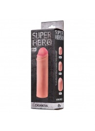 Фаллоудлинитель SUPER HERO Casanova - 18 см. - Lola Games - в Копейске купить с доставкой
