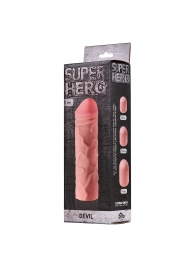 Фаллоудлинитель SUPER HERO Dewil - 17,5 см. - Lola Games - в Копейске купить с доставкой