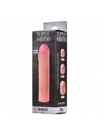 Фаллоудлинитель SUPER HERO Winner - 19,5 см. - Lola Games - в Копейске купить с доставкой