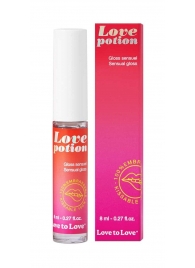 Возбуждающий блеск для губ Love Potion - 8 мл. - Love to Love - купить с доставкой в Копейске