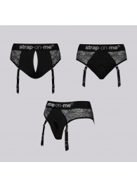 Трусики для фиксации насадок Strap-on-me Harness Lingerie Diva XS - Strap-on-me - купить с доставкой в Копейске