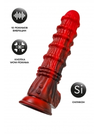 Силиконовый вибратор Monster Tops - 27 см. - ToyFa