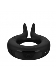 Черное эрекционное кольцо Marry Me Rechargeable Vibrating Cockring - Adrien Lastic - в Копейске купить с доставкой