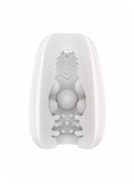 Белый мастурбатор-яйцо Bisedze - LoveStore - в Копейске купить с доставкой