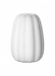 Белый мастурбатор-яйцо Bisedze - LoveStore - в Копейске купить с доставкой