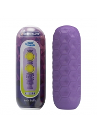 Фиолетовый мастурбатор Venus-X Twin balls - Baile - в Копейске купить с доставкой