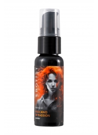 Гель с эффектом вибрации Volcano Of Passion со вкусом вишни - 25 мл. - Erotist Lubricants - купить с доставкой в Копейске