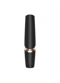 Черный вакуумный стимулятор Perfect Kiss - Satisfyer