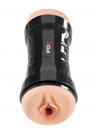 Двусторонний мастурбатор в колбе Super Flip-A-Pussy Over - Pipedream - в Копейске купить с доставкой