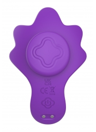 Фиолетовый вибратор в трусики с магнитным держателем - Secwell