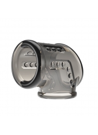 Дымчатая насадка на пенис и мошонку - Baile - в Копейске купить с доставкой