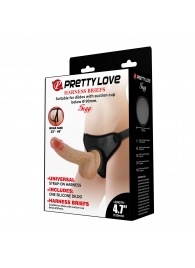 Страпон с универсальным поясом Fogg - 17,5 см. - Baile - купить с доставкой в Копейске